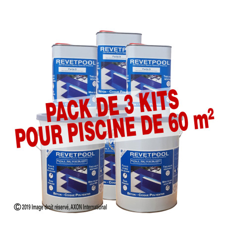 PACK REVETPOOL EPOXY 60M²