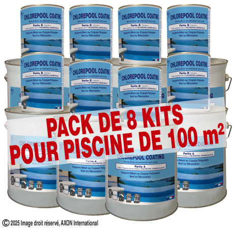 PACK CHLOREPOOL COATING EPOXY 100M²