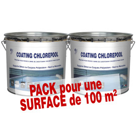 PACK 100m² CAOTING CHLOREPOOL