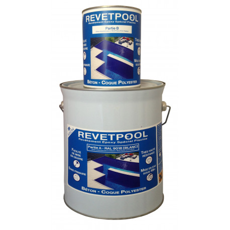 REVETPOOL EPOXY Blanc les 4.25 Kg